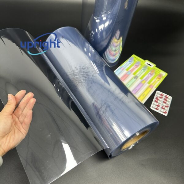 Upright clear Anti Shrink Transparent Plastic Rigid PVC for Packaging ...